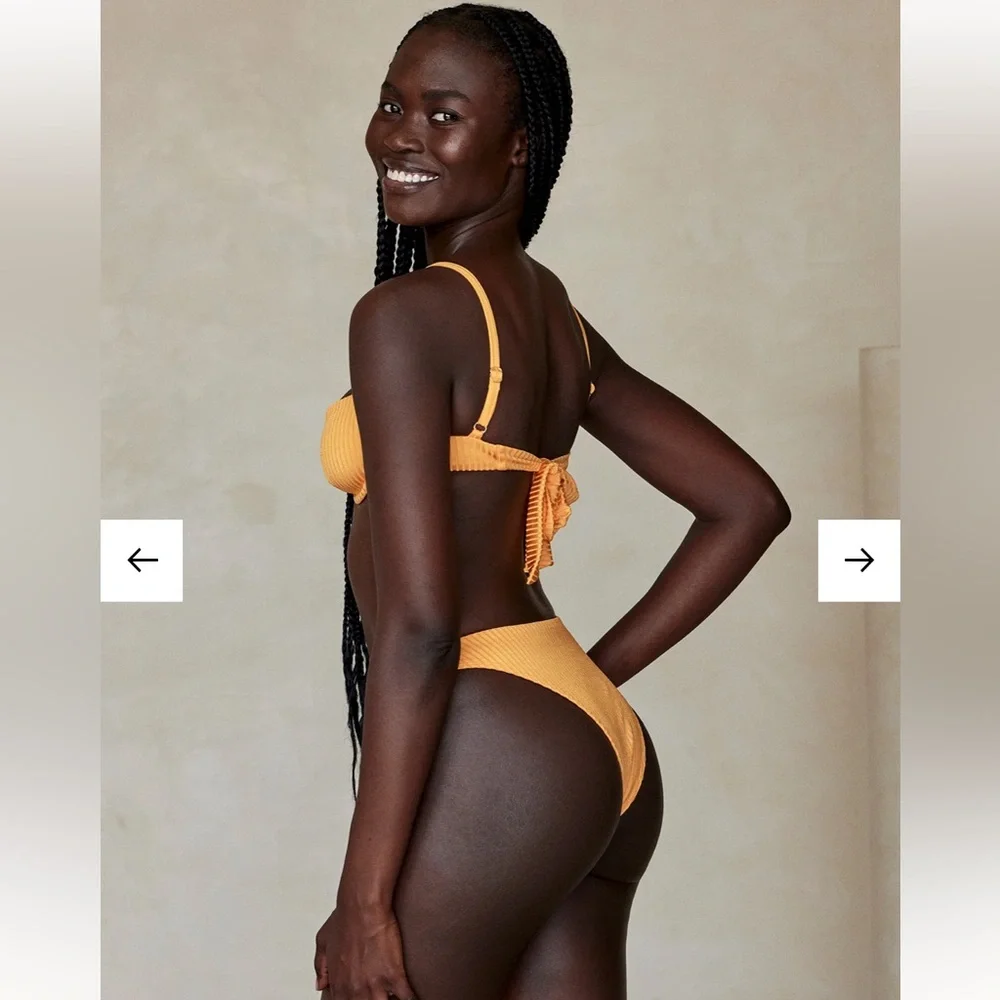 Monday Swimwear Capri Top - Clementine Wide